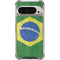 Brazil Flag Distressed Pixel 9 Pro XL Clear Case